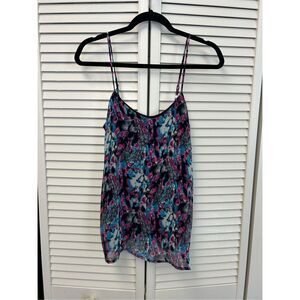 Buddy Love Blue Pink Blouse, Sz Small